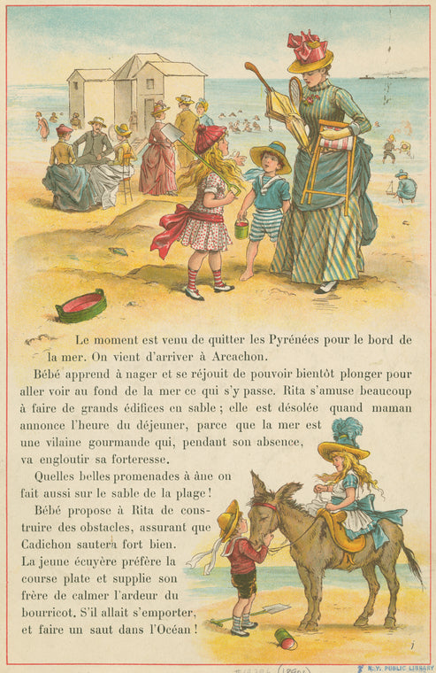 Children at the beach.