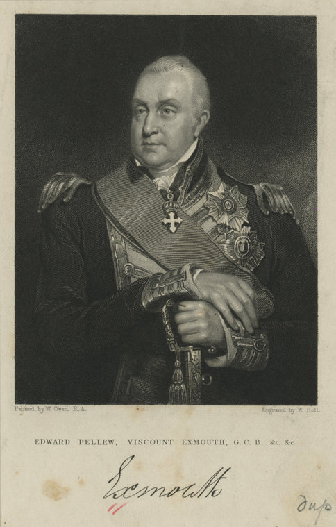 Edward Pellew, viscount of Exmouth.