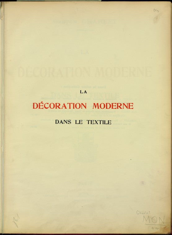 La décoration moderne dans le textile: 60 motifs en couleur