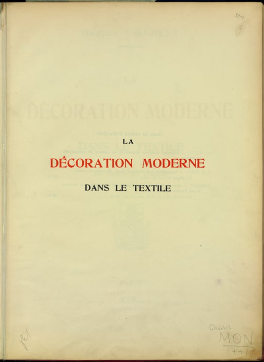 La décoration moderne dans le textile: 60 motifs en couleur