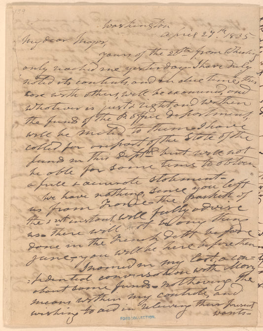 Andrew Jackson to William B. Lewis