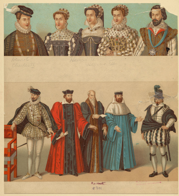 Men and women, France, 16th century
