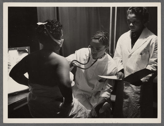 Dr. George Dows Cannon with patient