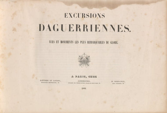 Excursions daguerriennes...