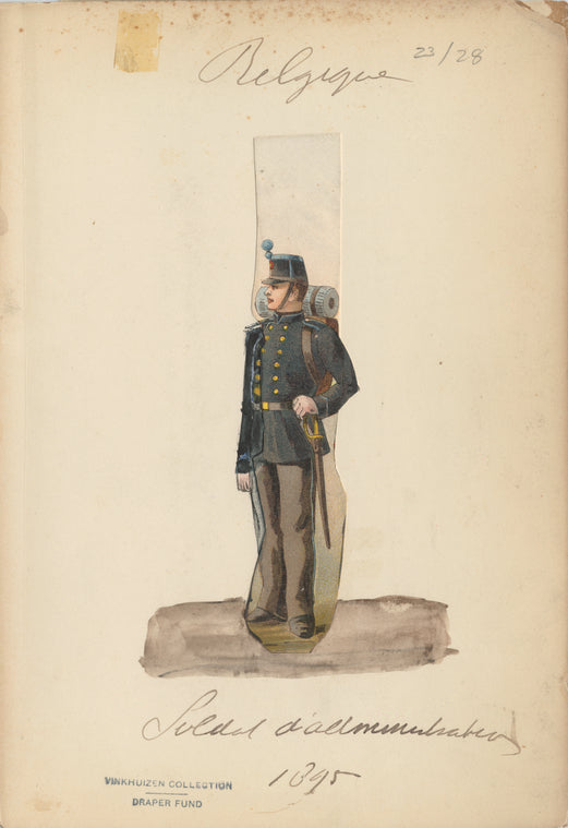 Soldat d'administration, 1895