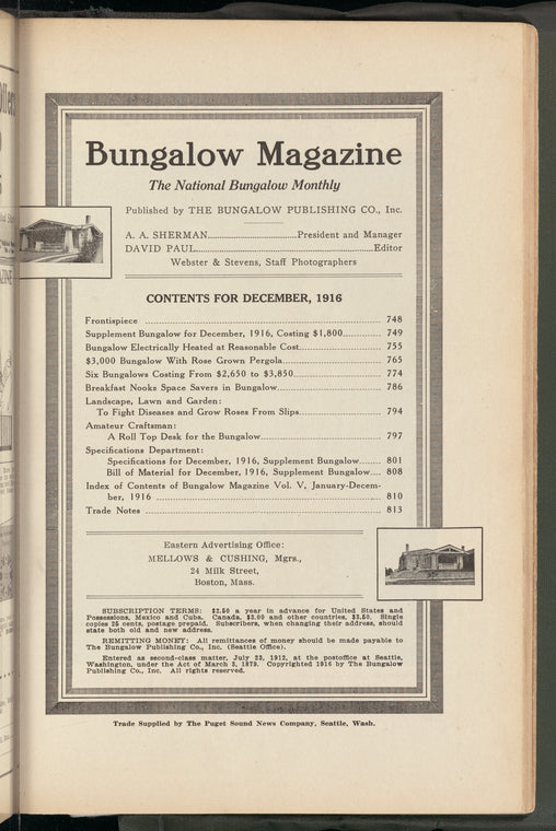 Bungalow magazine