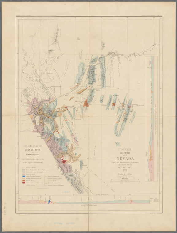 Itineraire aux mines de la Nevada
