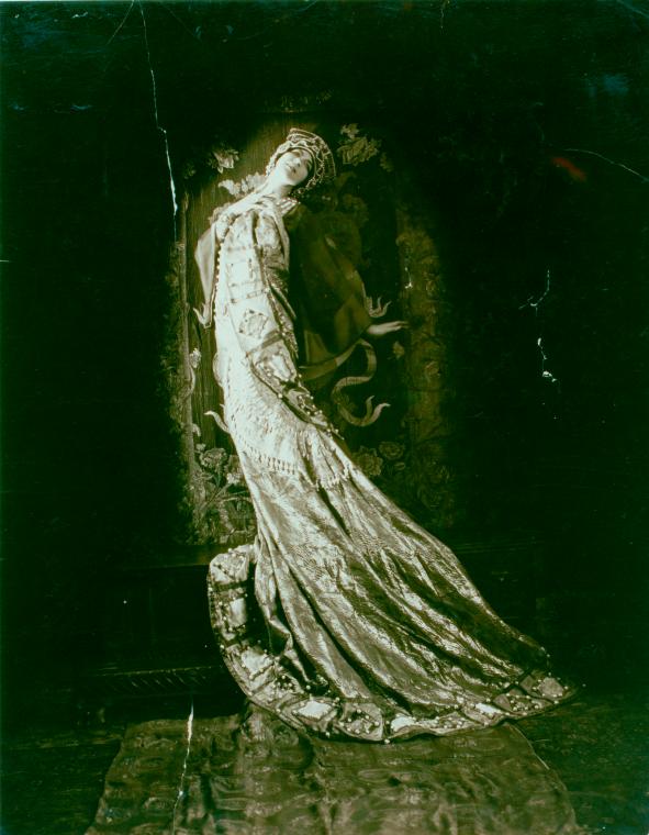 Ruth St. Denis in Dance of Theodora.