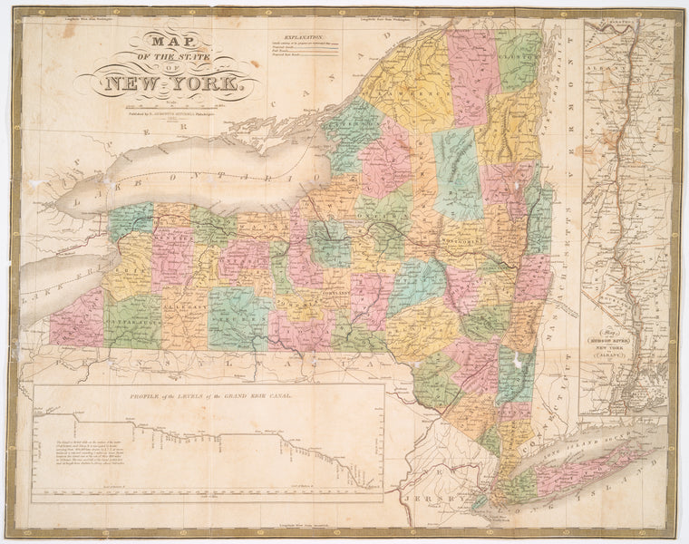Map of the state of New York