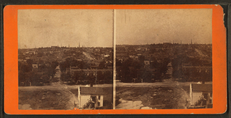 Bird's-eye view of Richmond - Libby Hill.
