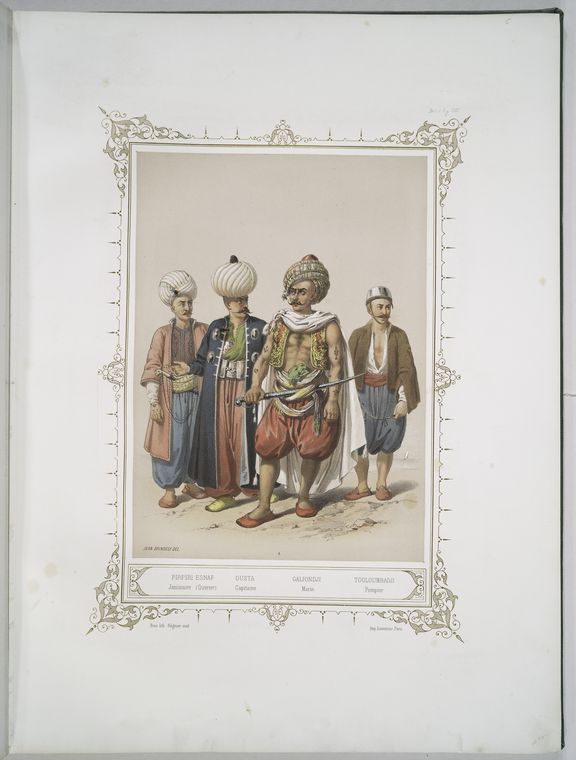 Pirpiri Esnaf, Janissaire (Ouvrier), Ousta, Capitaine, Galinodji, Marin, Touloumbadji, Pompier