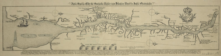 Nova Suecia, eller the Swenska Revier [now Delaware River] in India Occidentalis