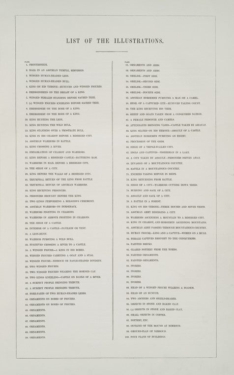 List of the illustrations