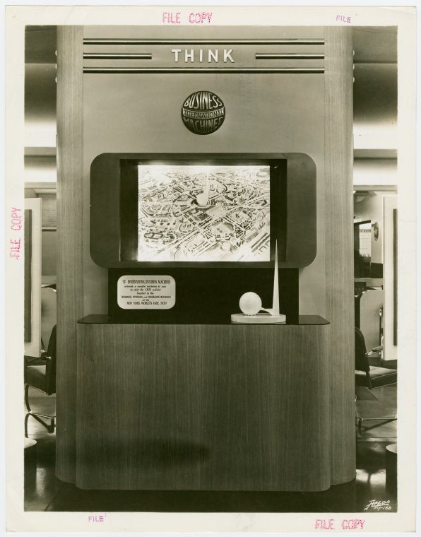 International Business Machines (IBM) - ""Think"" Display