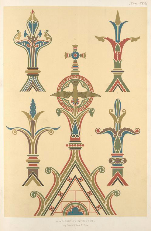 Finials, crockets, and mouldings.... for the decoration of walls ...