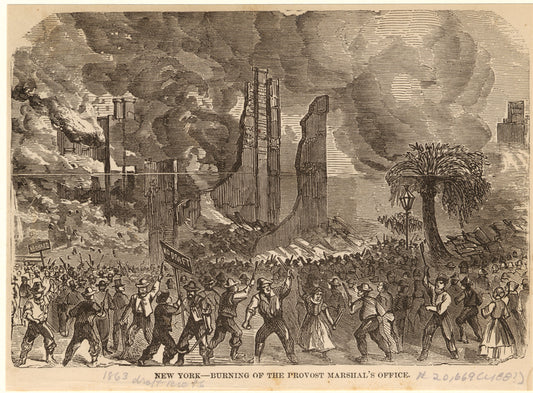 New York -- burning of the provost marshal's office