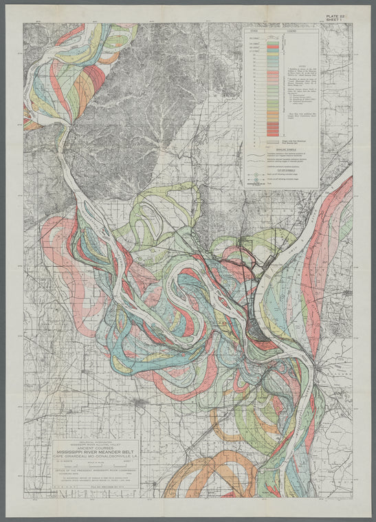 Geological investigation of the alluvial valley of the lower Mississippi river