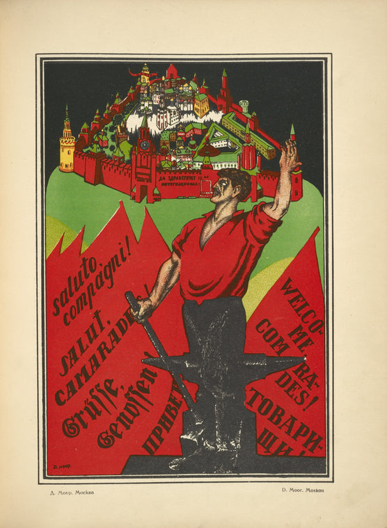 Saluto, compagni! Privet tovarishchi! Da zdravstvuet Internatsional!