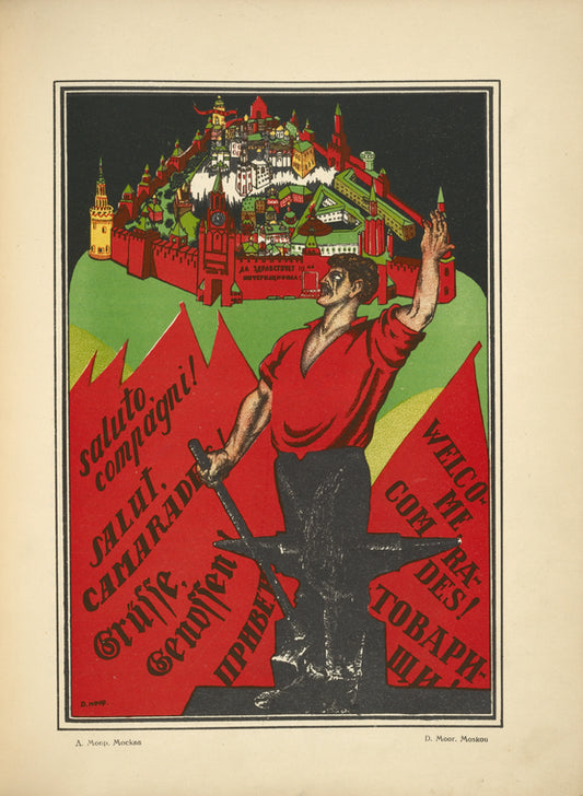 Saluto, compagni! Privet tovarishchi! Da zdravstvuet Internatsional!