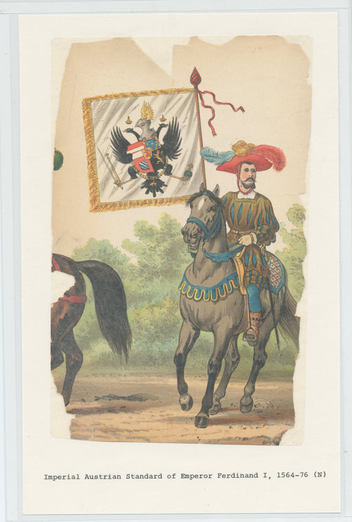 Imperial Austrian standard of Emperor Ferdinand I,  1564-76 (N)