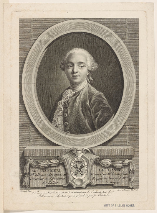 M. J. Bandieri de Laval: Mtre. a danser des enfans de France et de Me. la Dauphine. Directeur de l'Academie Royale de Danse et Mtre. des ballets du Roys