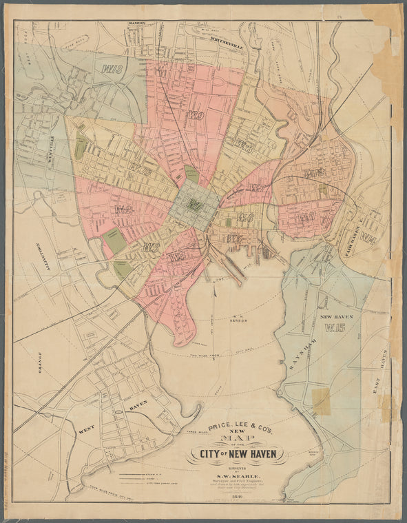 Price, Lee & Co's. new map of the city of New Haven