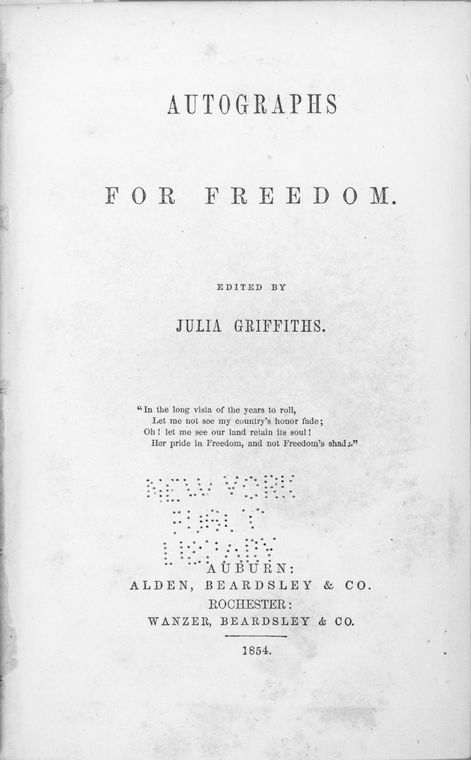 Autographs for freedom