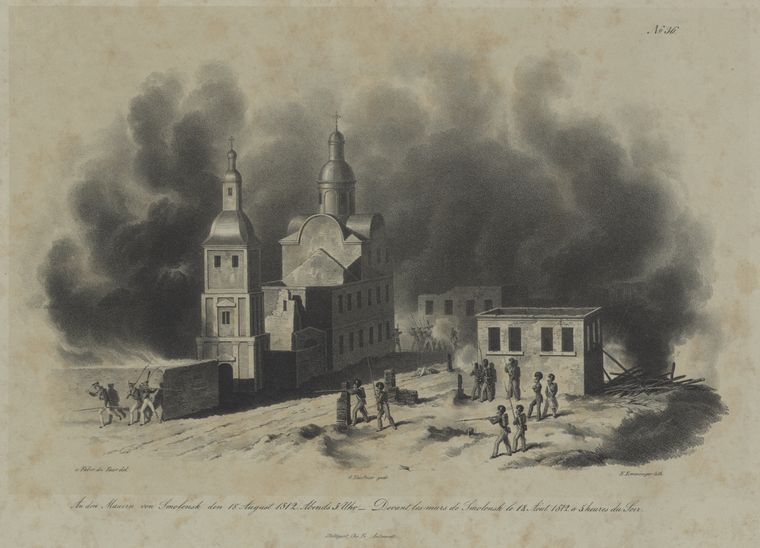 An den Mauern von Smolensk den 18 August 1812 abends 5 uhr