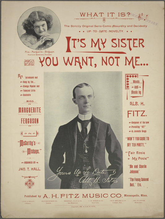 It's my sister you want, not me