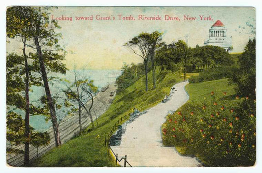 Looking toward Grant's Tomb, Riverside Drive, New York