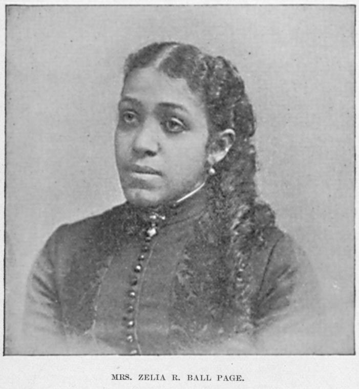 Mrs. Zelia R. Ball Page