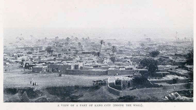 A view of a part of Kano city (inside the wall).