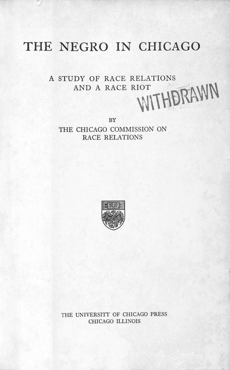 The Negro in Chicago