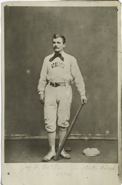 Jno. F. McMullin, center field, 1874.