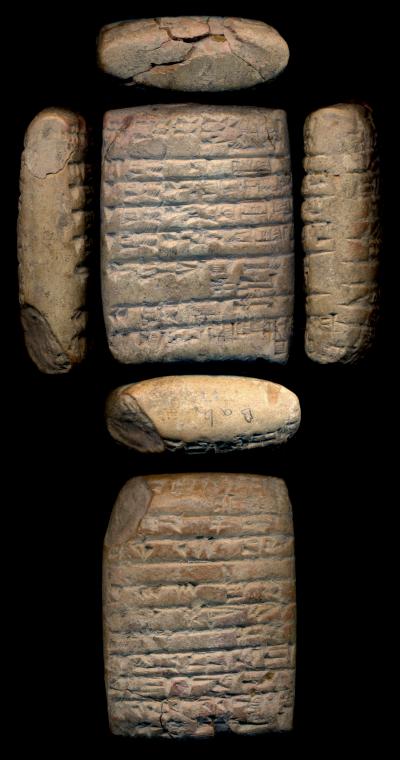 Clay tablet …