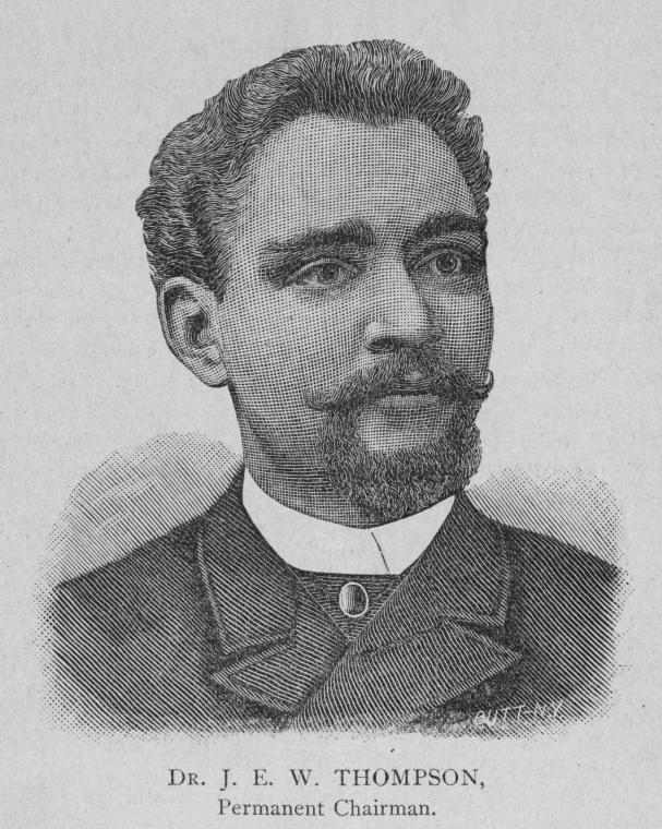 Dr. J. E. W. Thompson, Permanent Chairman.