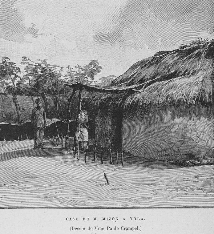 Case de M. Mizon à Yola.