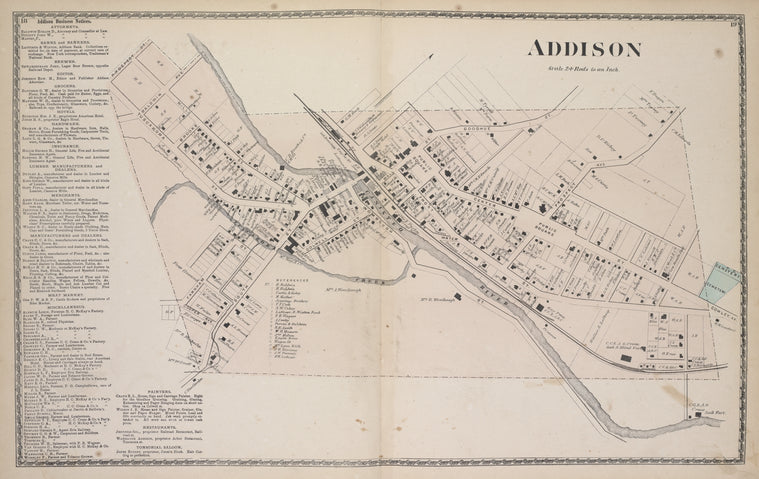 Addison Business Notices; Addison [Village]