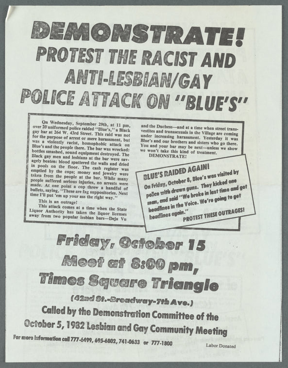 DEMONSTRATE!/¡MANIFESTATION! (ivory)