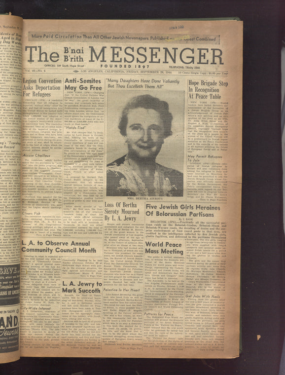 B'nai B'rith messenger