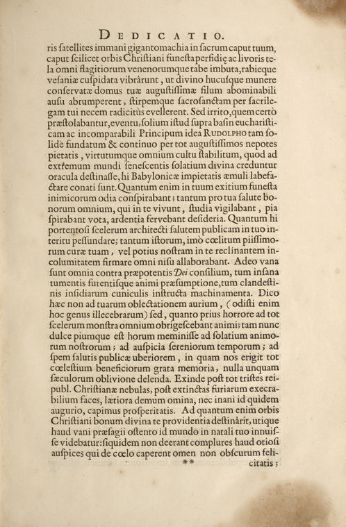 Dedicatio.