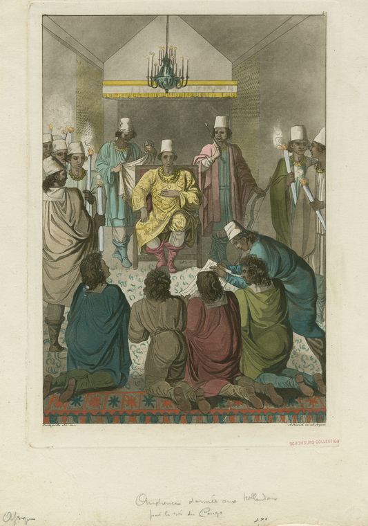 Ordonnance donnée aux hollandais par le roi du Congo.