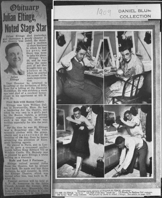 Julian Eltinge obituary