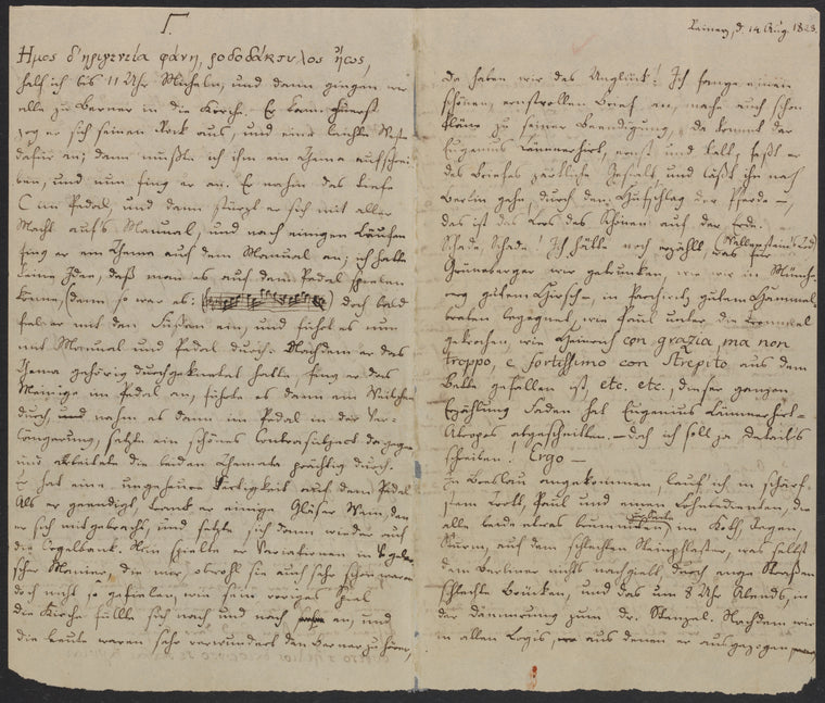 MB an Lea, 14 August 1823