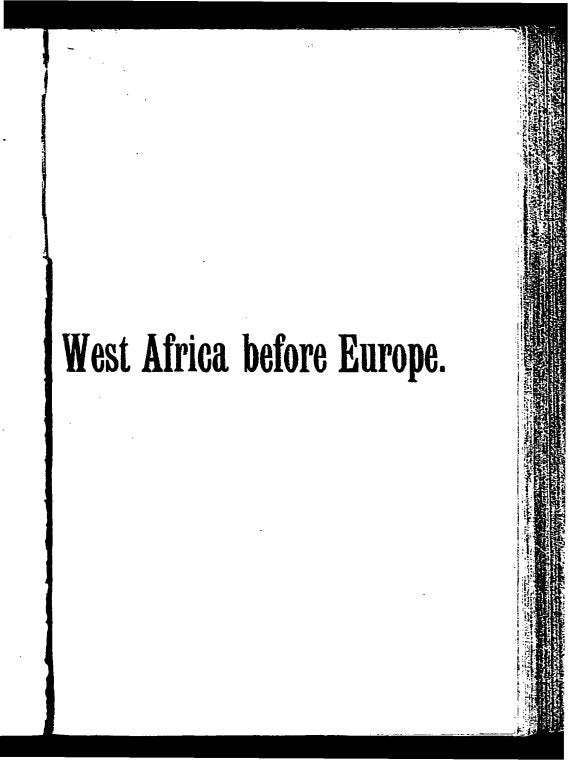 West Africa before Europe