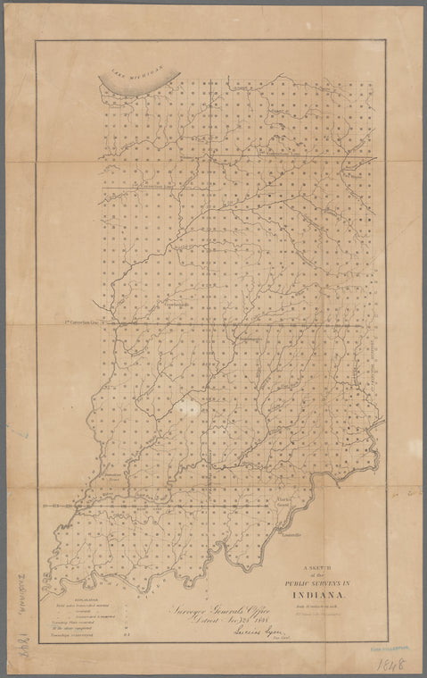 A sketch of the public surveys in Indiana