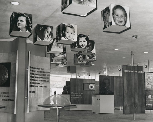 Interior of Mexican Pavilion