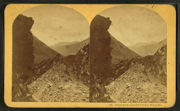 Pulpit Rock, Crawford Notch, White Mts.