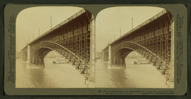 Bridge over Mississippi, St. Louis, Mo.