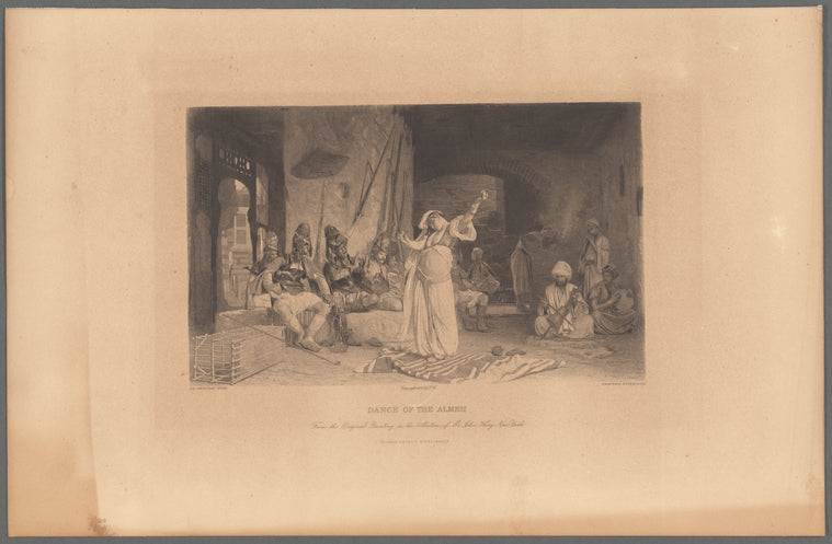 Dance of the almeh, from the original painting in the collection of Mr. John Hoey, New York